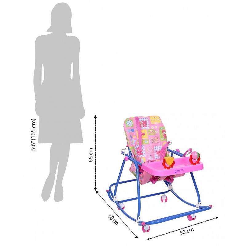 Mothertouch 3 In 1 Walker DX Pink My Champs Kart